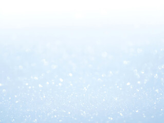 Obraz premium Abstract light blue glitter background with soft bokeh effects and a bright white top.