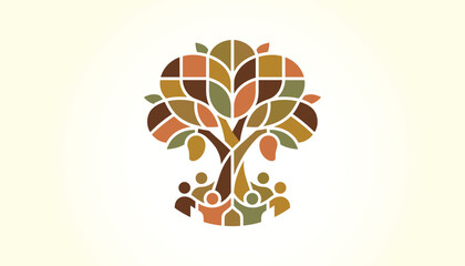 Family Tree and Community Care Logo: