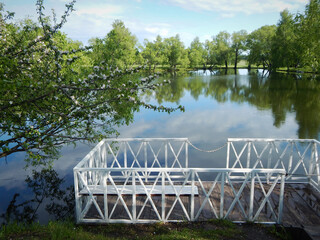 Pond in the Lermontov estate.