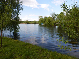 Pond in the Lermontov estate.