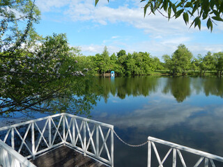 Pond in the Lermontov estate.