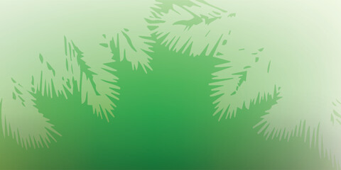 Abstract Green Gradient Background with Subtle Leaf-like Patterns.