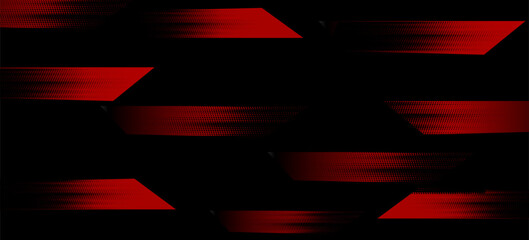 red background with abstract square shape, dynamic and sport banner concept.