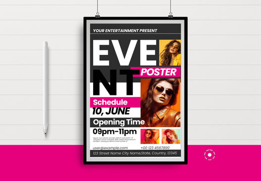 Creative Fashion Show Event Flyer Design