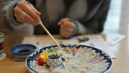 とらふぐのてっさ