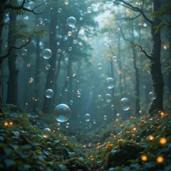 autumn leaves in the water