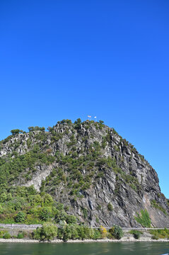 Mittelrhein, Rhein, St. Goarshausen, Loreley-Felsen