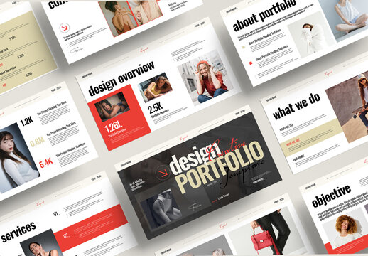 Design Portfolio Presentation Template