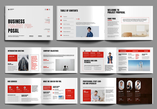 Project Proposal Template Layout