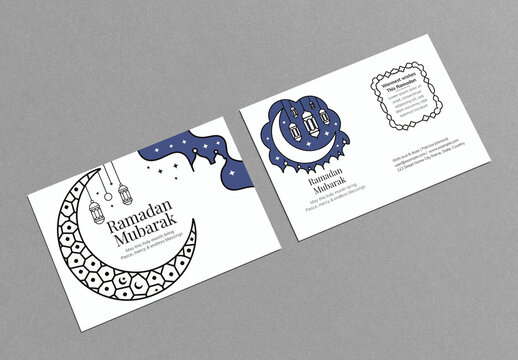 Ramadan Postcard for Friends and Family