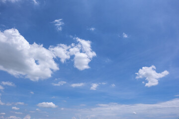 Obraz premium clear blue sky background,clouds with background.