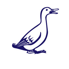 Fototapeta premium Duck Icon