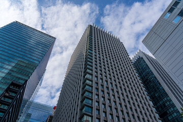 Obraz premium Office buildings at Otemachi near Tokyo Station.