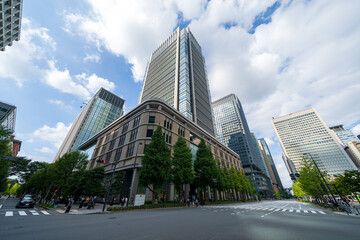 Office buildings at Otemachi near Tokyo Station.