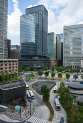 Office buildings at Otemachi near Tokyo Station.