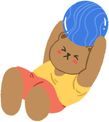 Fitness Kawaii Bear