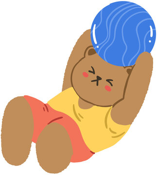 Fitness Kawaii Bear