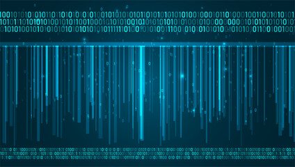 Abstract infographics visualization. Big data code representation. Futuristic network or business analytics. Graphic concept for your design.
