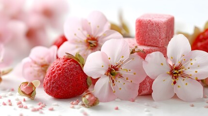 パステル調の春菓子