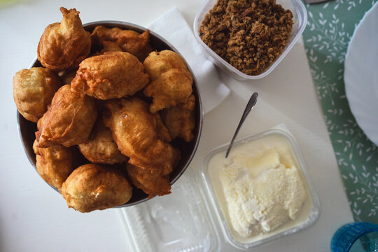 Chips, crackers and cream