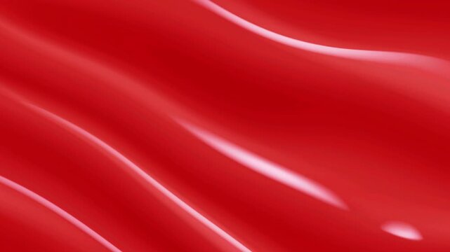 Abstract waving strawberry textile background milk creamy oil wavy texture surface liquid pattern wave silk satin fabric cloth fluttering material animation motion design business ads wallpaper
