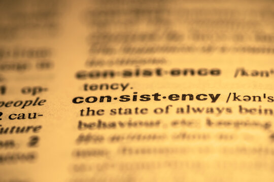 consistency word dict