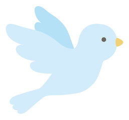 かわいい小鳥のベクターイラスト