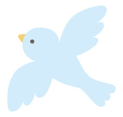 かわいい小鳥のベクターイラスト