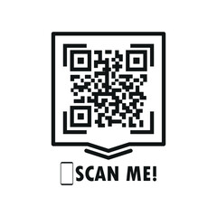 QR Code Illustration