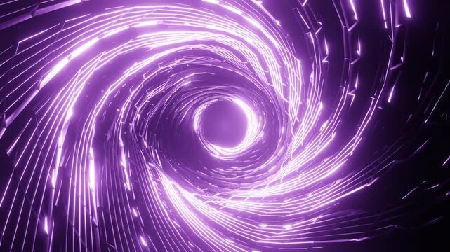 Hyperspace warp tunnel with light speed effect for sci-fi films, space travel scenes, and cinematic trailers. Epic seamless loop perfect for title sequences. Ultra HD 4K.