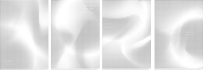 Abstract halftone blur panels background soft dot texture minimal layout vector illustration © Yasmin