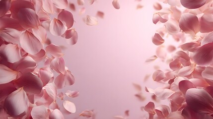 淡色トーンの春抽象