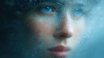 Psychological concept of inner coldness and emotional separation.