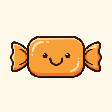 Smiling Orange Candy