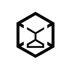 Muscular Arm Silhouette Forming Circular Strength Icon