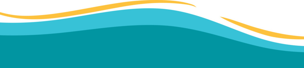 Obraz premium Modern Footer with Line Decoration