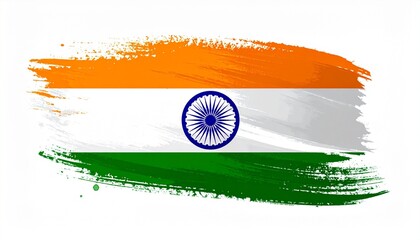 Ashoka Chakra &ndash; Artistic Indian Flag