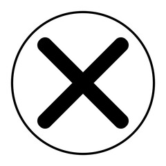 Obraz premium close icon design image