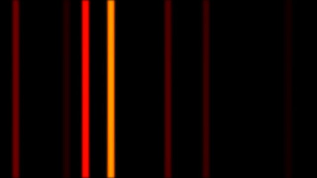 Striking vertical red line against dark background suggesting energy and movement