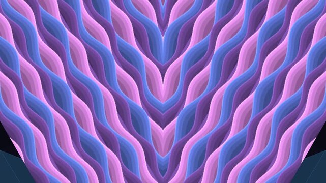 Vibrant Wavy Lines in Purple and Pink.