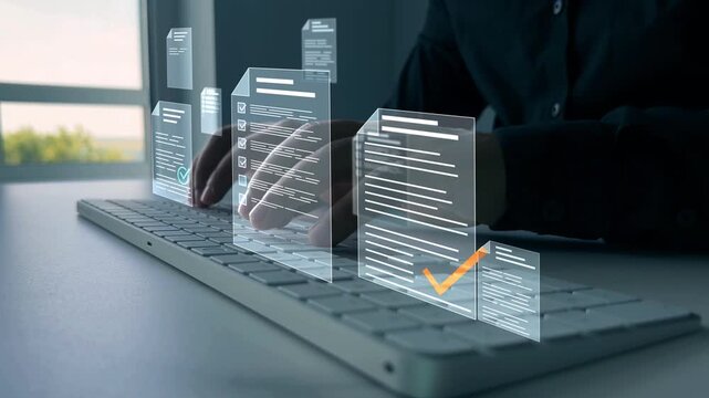 Documents law regulation and compliance rules.Confidentiality documents and employee compliance rules.Documents confidentiality,cyber security protection concept.Software for security personal data