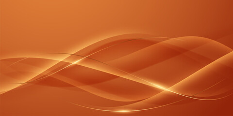 Abstract background vector illustration with a modern design, orange and gold colors, and geometric elements.