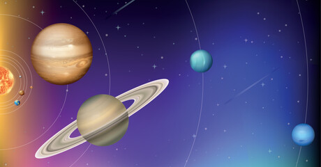 planets in space © Cahya