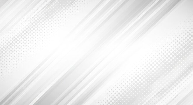 Abstract gray and white lines, dots, light background
