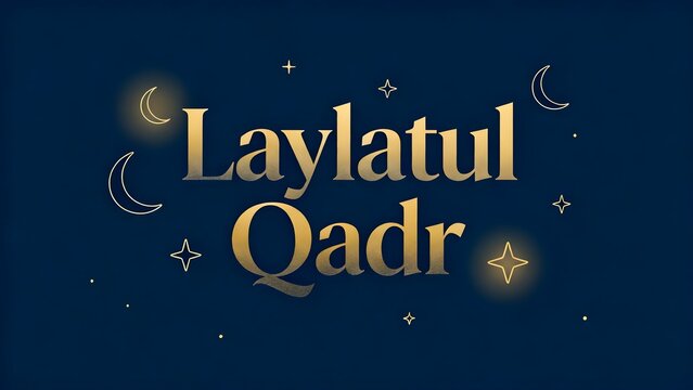 Laylatul Qadr Typography