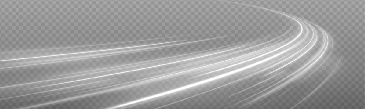 Vivid white lines intersect in rapid succession. Electric glow and layered transparency convey data acceleration. Dynamic vector illustration for network visuals.