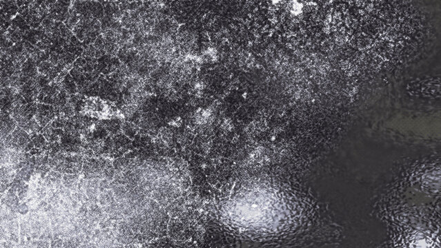 Freezing of an unknown world with snowy ice