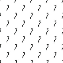 Disposable razor icons creating a repeating background for personal care concepts