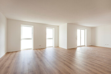 Das Zimmer einer Wohnung isoliert als Freisteller über transparentem Hintergrund