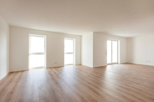 Das Zimmer einer Wohnung isoliert als Freisteller &uuml;ber transparentem Hintergrund